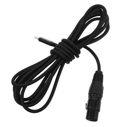 Toddmomy Praktisches Type c zu Xlr Mikrofonkabel für Laptop und Computer Stabile Audioübertragung Kompatibel mit Dynamischen Mikrofonen Langlebiges Anschlusskabel ohne Treiber Plug Play von Toddmomy