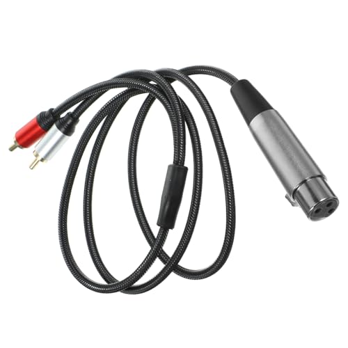 Toddmomy Praktisches Xlr Audio Konverterkabel mit Hochwertigem Sauerstofffreiem Stabile Signalübertragung für Mikrofon Audioanschlüsse Einfache Bedienung ohne Profi kenntnisse von Toddmomy