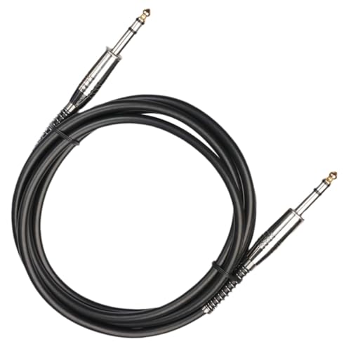 Toddmomy Professionelles Trs Gitarrenkabel mit Vergoldeten Steckern Lang Symmetrisches Audio instrumentenkabel Gitarre Amp Keyboard und Mikrofon Hochwertige Signalübertragung von Toddmomy