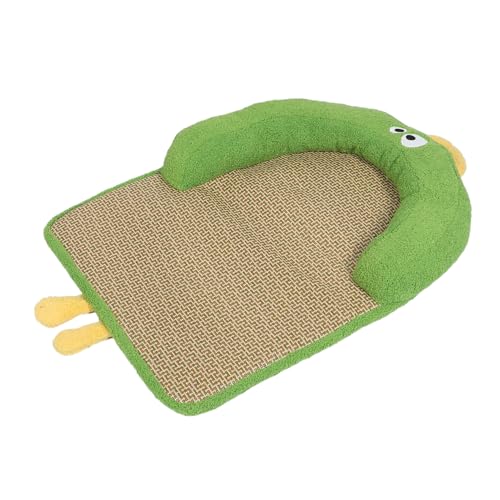 Toddmomy Rattan Kühlmatte für Haustiere mit Kissen Handgewebte Atmungsaktive Schlafmatte für Hunde und Katzen Faltbare Sommermatte Strapazierfähiges Leichtes Kühlbett für Drinnen und von Toddmomy