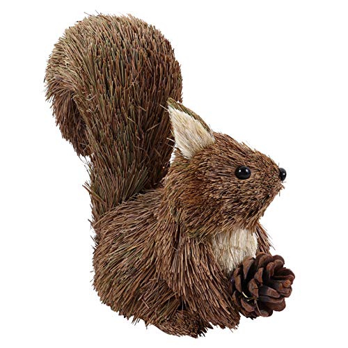 Toddmomy Realistische Eichhörnchen Lebensechte Eichhörnchen Stroh Eichhörnchen Figuren Pelzigen Ostern Tier Dekoration Tier Lehre Requisiten für Ostern Party Favor Schule Pädagogisches von Toddmomy