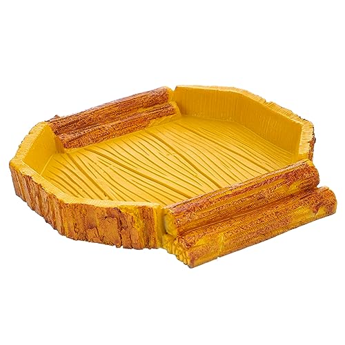 Toddmomy Reptilien Futter und Wasserschale aus Resin Vielseitig Einsetzbar Geeignet für Schildkröten Eidechsen und Kleine Reptilien Praktische Trink und Futterschale für Terrarien Gelb Toddmomy Reptilien Futter und Wasserschale aus Resin Vielseitig Einsetzbar Geeignet für Schildkröten Eidechsen und Kleine Reptilien Praktische Trink und Futterschale für Terrarien Gelb von Toddmomy