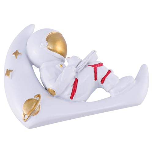 Toddmomy Resin Astronaut Wandsticker Schutzabdeckung für Lichtschalter Dekorativer Aufkleber mit Mond design Langlebig und Kratzfest Geeignet für Kinderzimmer und Wohnräume von Toddmomy