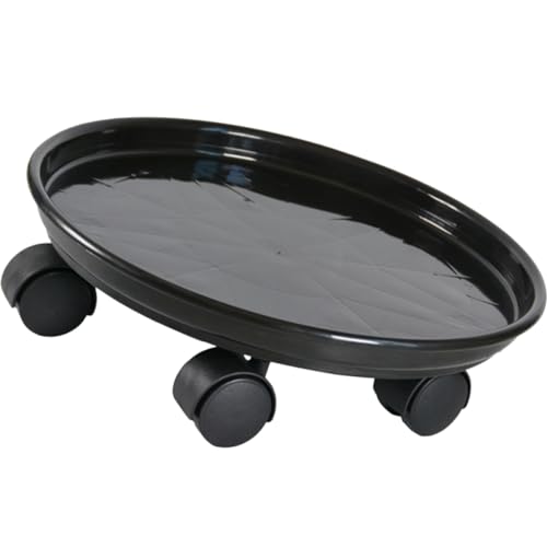 Toddmomy Rollender Blumentopf Untersetzer mit Rädern Reusable Pflanztopf Tray für und Außenbereich Durchmesser Hochwertigem für Schwere Töpfe und Gartenmöbel von Toddmomy