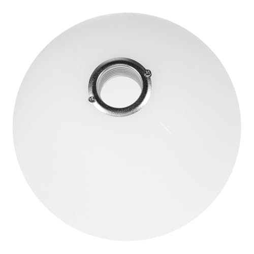 Toddmomy Runder Lampenschirm aus Robustem Acryl Opalweiß Ø Einfacher Schraubverschluss Bruchsicher Langlebig Dekorativer Lampenschirm für Wohnzimmer Schlafzimmer Deckenleuchte Toddmomy Runder Lampenschirm aus Robustem Acryl Opalweiß Ø Einfacher Schraubverschluss Bruchsicher Langlebig Dekorativer Lampenschirm für Wohnzimmer Schlafzimmer Deckenleuchte von Toddmomy