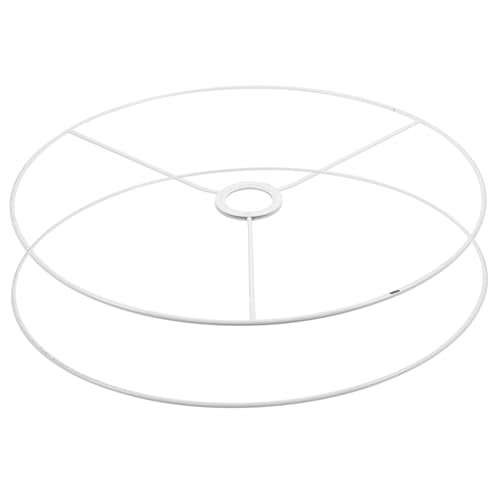 Toddmomy Runder Lampenschirmrahmen Fassung Metall Vintage Rostbeständig Stabil Vielseitig für DIY Tischlampe Steh Deckenleuchte von Toddmomy