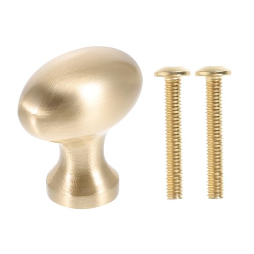 Toddmomy Runder Messing Schrankknopf Goldfarbene Schubladenknöpfe Einloch Möbelgriff Kommode Türknauf Für Schlafzimmer Wohnzimmer Küche Robust Langlebig Einfach Zu Montieren von Toddmomy