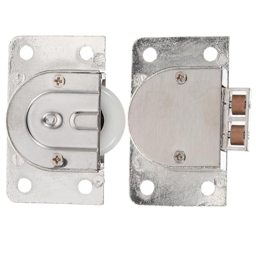 Toddmomy Schiebetür Rollensatz Schwerlast Türrolle mit Lager Kugelgelagert für Kleiderschrank Schrank Schiebetürsystem Dickes Rad für Stabile Geräuscharme Führung bei Schranktüren von Toddmomy