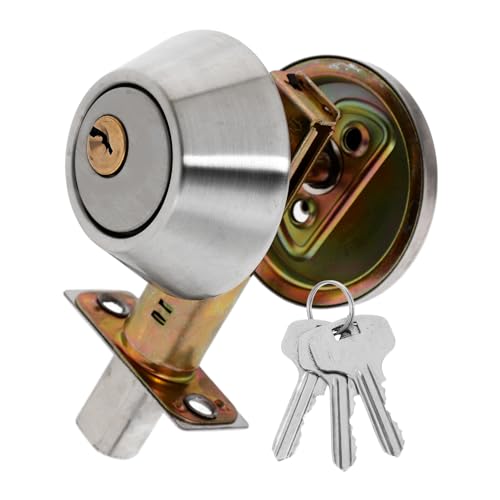 Toddmomy Schlüsselloses Einsteckschloss mit Kupferkern Unsichtbares Einseitiges Riegelschloss für Innentüren Türstärke Modernes Sicheres Türriegelschloss für Zeitgemäße Wohnräume von Toddmomy