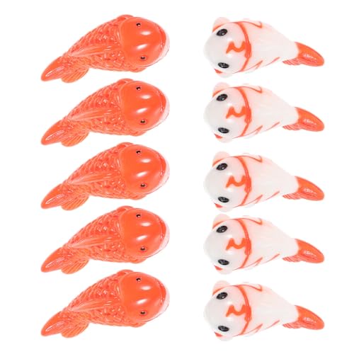 Toddmomy Marine Tier Ornamente 10 StüCk - Kreative Wasserwelt Deko FüR Aquarium Teich Und Tisch KüNstliche Fische Aus Harz Miniatur Figuren FüR Dekoration Toddmomy Marine Tier Ornamente 10 StüCk - Kreative Wasserwelt Deko FüR Aquarium Teich Und Tisch KüNstliche Fische Aus Harz Miniatur Figuren FüR Dekoration von Toddmomy