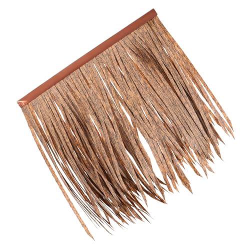 Toddmomy Simuliertes Strohdach Ornament Feuerhemmend Realistisches Künstliches Reetdach für Gartenlauben Terrasse Dekoration Wetterfest und Pflegeleicht Toddmomy Simuliertes Strohdach Ornament Feuerhemmend Realistisches Künstliches Reetdach für Gartenlauben Terrasse Dekoration Wetterfest und Pflegeleicht von Toddmomy
