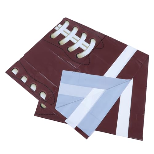 Toddmomy Sports Tischdecke wasserdichte Fußball Und Rugby Party Tischdecke Für Geburtstagsfeiern Spieltage Und Outdoor- Wiederverwendbar Tischschutz Für Sportliche Veranstaltungen von Toddmomy