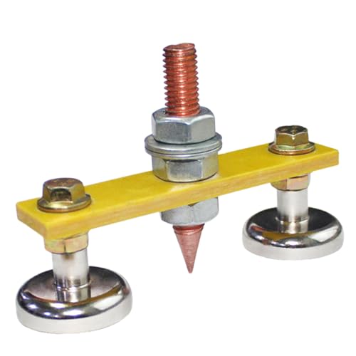 Toddmomy Starker Magnetischer Schweißerdungsklammer Professionelles Lötzubehör Doppelkopf Erdungsklammer mit Draht für Karosseriereparatur Zubehör Toddmomy Starker Magnetischer Schweißerdungsklammer Professionelles Lötzubehör Doppelkopf Erdungsklammer mit Draht für Karosseriereparatur Zubehör von Toddmomy