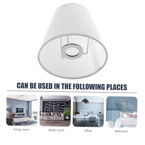 Toddmomy Stofflampenschirm Weiß Langlebig Robust Wand Deckenlampe Zimmerbeleuchtung Schlafzimmer Wohnzimmer Geeignet Sanftes Licht Angenehme Atmosphäre Toddmomy Stofflampenschirm Weiß Langlebig Robust Wand Deckenlampe Zimmerbeleuchtung Schlafzimmer Wohnzimmer Geeignet Sanftes Licht Angenehme Atmosphäre von Toddmomy