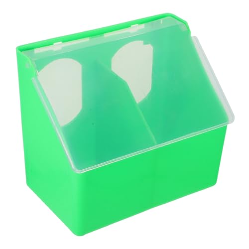 Toddmomy Tauben futterbox Deckel Hängender Doppelkammer futterspender für Vogelkäfige Anti verschüttet Platzsparend Leicht zu Reinigen Schützt Futter und Wasser für Gesunde Taubenhaltung Toddmomy Tauben futterbox Deckel Hängender Doppelkammer futterspender für Vogelkäfige Anti verschüttet Platzsparend Leicht zu Reinigen Schützt Futter und Wasser für Gesunde Taubenhaltung von Toddmomy