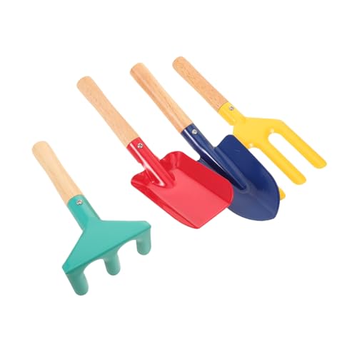 Toddmomy Teiliges Gartenwerkzeug Set aus Robustem Leichtem Ergonomische Schaufel Rechen und Forke für Kleine Hände zum Graben Pflanzen Sandkasten Draußen von Toddmomy