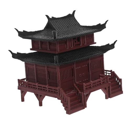 Toddmomy Traditionelle Chinesische Miniatur Micro Landscape Dekoration Vielseitig für Aquarium und Bonsai Robuste Miniatur Chinesische Figur Statue zur Verbesserung Raumklimas Kulturelles von Toddmomy