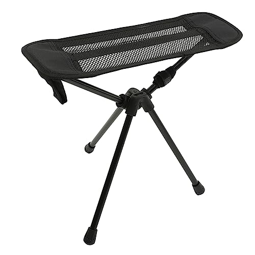 Toddmomy Tragbarer Mondstuhl Sitz Campingstuhl Zurück Falten komfortabel mit stühle Kleiner Mehrzweckhocker tragbarer Leichter Stuhl Außenstuhl Aluminiumlegierung Schwarz von Toddmomy