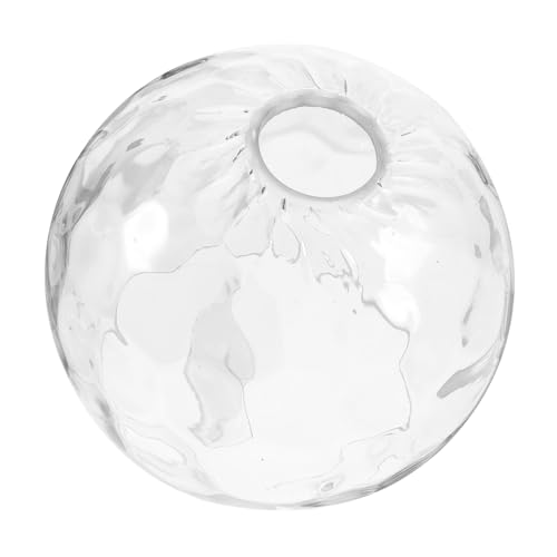 Toddmomy Transparenter Glasschirm Kugelförmig Pendelleuchten Lampenschirm Ersatz Deckenlampe Wohnzimmer Schlafzimmer Dekoration Robust Leicht Montierbar von Toddmomy