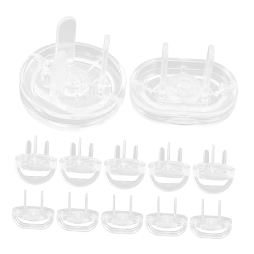 Toddmomy Transparentes Steckdosen schutzset Babyproof Outlet Covers Kindersicherung für Wandsteckdosen mit Einfachem Einbau und Langlebigem Schutz vor Stromschlägen für Kinderzimmer von Toddmomy