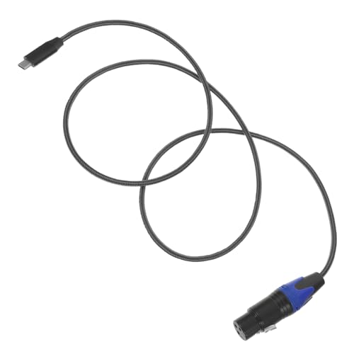 Toddmomy Type C zu Xlr Kabel Mikrofon Anschlusskabel für Gitarrenmischkonsole Langlebige Konstruktion Kompatibel mit Mikrofonen und Mischpulten Leicht und Transportabel von Toddmomy