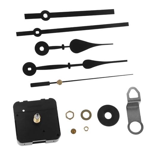 Toddmomy Uhrwerk mit Pendel und Zeigerset DIY Wanduhr Mechanismus aus Metall und Kunststoff Langlebiges Ersatzteil für Basteluhren und Reparatur Passend für Wanduhren Installieren von Toddmomy