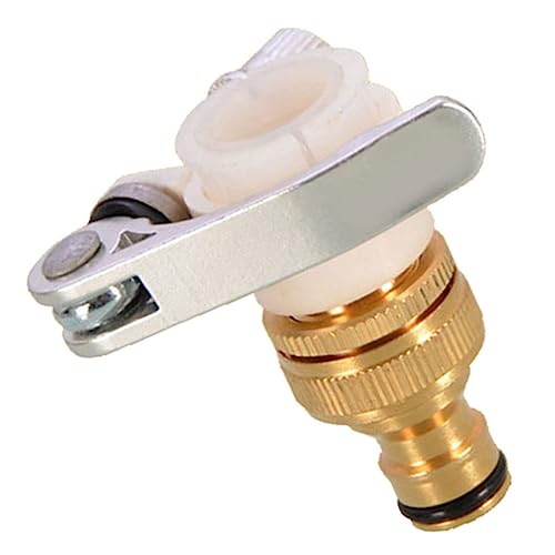 Toddmomy Universeller Messing Wasserhahn Adapter Gewinde Dicht Langlebig Schneller Anschluss für Waschmaschine Garten Küchenwasserschläuche Einfache Installation Kompatibel mit von Toddmomy