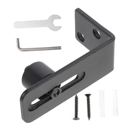 Toddmomy Verstellbare Bodenführung für Schiebetüren Türstopper für Scheunentore Stabiler Schiebetür schienenführer Anti schwing stop Langlebiges Einfache Installation von Toddmomy