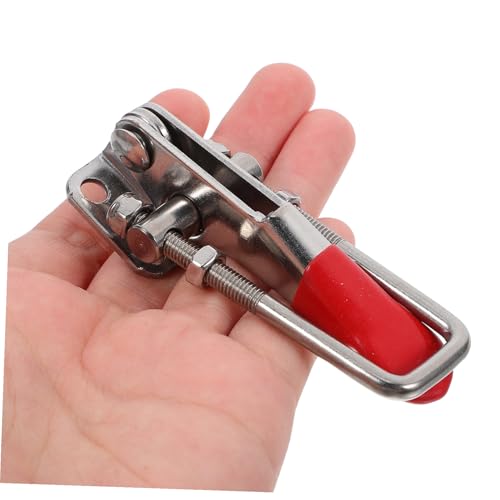 Toddmomy Verstellbarer Metall Spannverschluss aus Rostfreiem Stahl Robuste Klemme mit Starker Klemmkraft Kleine Boxverschluss Kastenverschluss für Schränke und Kisten Toddmomy Verstellbarer Metall Spannverschluss aus Rostfreiem Stahl Robuste Klemme mit Starker Klemmkraft Kleine Boxverschluss Kastenverschluss für Schränke und Kisten von Toddmomy