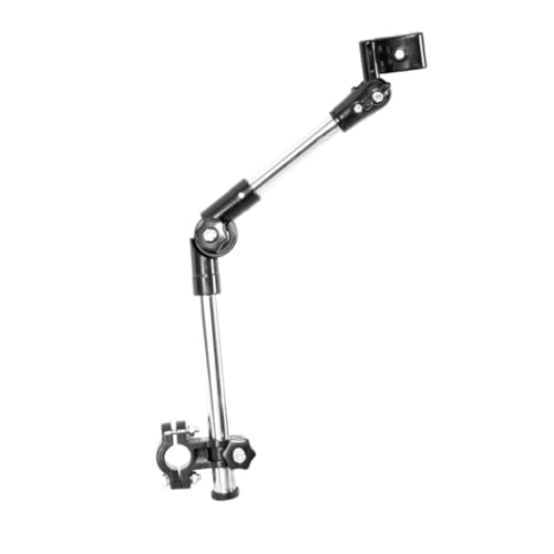 Toddmomy Verstellbarer Sonnenschirmhalter für Metall UV Schutz und Regenfest Freihändig Montierbarer Sonnenschirmständer Kompatibel mit Rollatoren Schwarz von Toddmomy