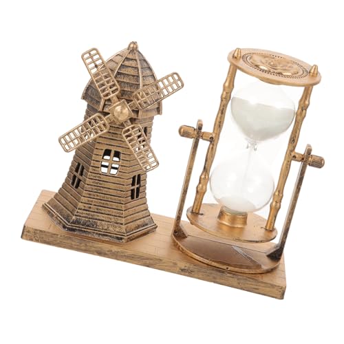 Toddmomy Vintage Leuchtturm Dekoration Handgefertigtes Sanduhr Ornament Wohn Schreibtisch Dekor Raumdekor Retro Kunst Dekoration Bureau Tisch Ornament von Toddmomy
