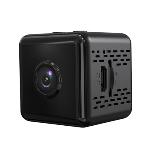 Toddmomy WLAN Überwachungskamera HD mit Bewegungsmelder Nachtsicht und App Steuerung Kabellose für Innen und Außen Automatische Schleifenaufnahme Einfache Installation von Toddmomy