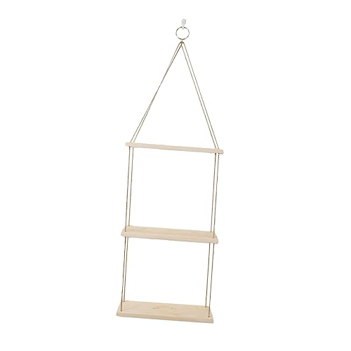 Toddmomy Nordic Wandregal Für Blumen Hängende Pflanzenablage Mit DREI Und Stabiler Schnur Für Stilvolle Wohnräume Und Garten Deko von Toddmomy