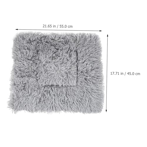 Toddmomy Waschbares Haustierbett Kuscheliges Pet Rest Cushion aus Langfaserigem Korallenfleece Warme Schlafmatte für Hunde und Katzen Wiederverwendbare Wintermatte für Welpen und Haustiere von Toddmomy