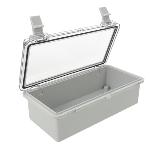 Toddmomy Wasserdichte Outdoor Abzweigdose aus Robustem Abs mit Transparentem PC deckel Kabelanschlussbox für Sicheren Schutz Einfache Installation Wetterfeste Verteilerdose für von Toddmomy