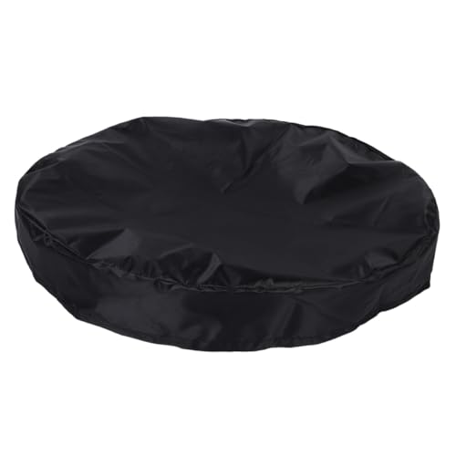 Toddmomy Wasserdichte Oxford Stoff Gartentisch Abdeckung Rund Schutzplane für Terrasse Gartenmöbel Wetterfeste Outdoor Möbelabdeckung Leicht und Platzsparend von Toddmomy