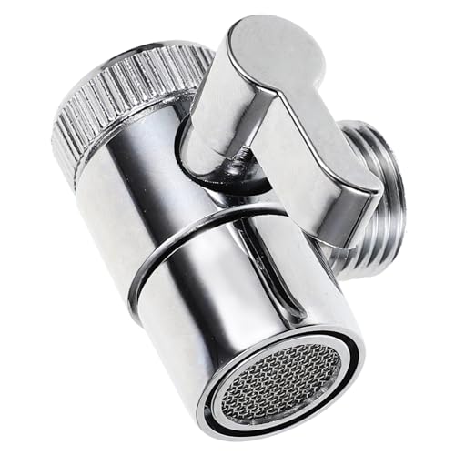 Toddmomy Wasserhahn adapter aus Metall Stabiler Badewannen wasserhahnventil Verteiler Zuverlässiger Wasserhahnanschluss für Gleichzeitige Nutzung Mehrerer Wasserquellen von Toddmomy