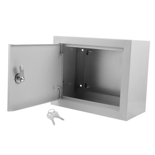 Toddmomy Wetterfeste Aluminium Elektrokasten Spritzwassergeschützt Rostfrei Robuste Verteilerdose für Außen Aufputz Montage Vielseitige Stromversorgungs Verteilerbox von Toddmomy