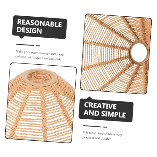 Toddmomy Woven Lampenschirm Ersatz Deckenleuchte Hängelampe Leicht Montierbar Vintage Stil für Wohnzimmer Restaurant Hotel Schlafzimmer Toddmomy Woven Lampenschirm Ersatz Deckenleuchte Hängelampe Leicht Montierbar Vintage Stil für Wohnzimmer Restaurant Hotel Schlafzimmer von Toddmomy