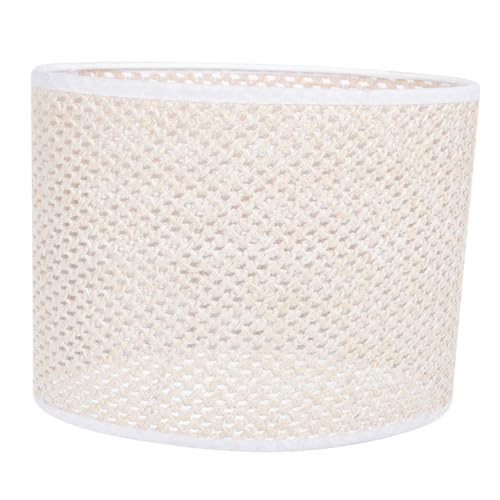 Toddmomy Woven Lampshade Oval Roségold Stabile Lichtabdeckung Für Tischlampe Lampenfassung Praktischer Lampenschirm Für Wohnzimmer Schlafzimmer von Toddmomy