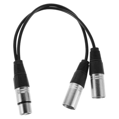 Toddmomy Xlr Y Splitterkabel Balanced Mikrofonkabel mit Pin Xlr Dual Stecker für Optimale Signalübertragung und Reduzierte Geräuschentwicklung für Studio und Bühne Toddmomy Xlr Y Splitterkabel Balanced Mikrofonkabel mit Pin Xlr Dual Stecker für Optimale Signalübertragung und Reduzierte Geräuschentwicklung für Studio und Bühne von Toddmomy