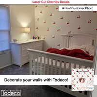 Kirschen Wandaufkleber Vinyl Aufkleber - Kirschaufkleber Für Kinderzimmer/Babyzimmer Niedliche Obst Wandkunst Von Todeco Kirschen Wandaufkleber Vinyl Aufkleber - Kirschaufkleber Für Kinderzimmer/Babyzimmer Niedliche Obst Wandkunst Von Todeco von Todeco