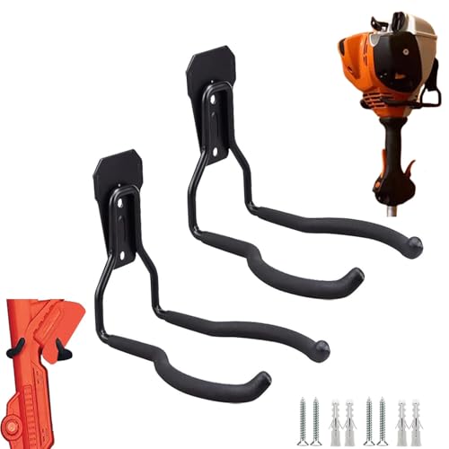 2 Stück Fadentrimmer-Aufhänger, Unkrautfresser, Wandhalterung, Fadenschneider, Garage, Rasentrimmer-Wandhalterung, Werkzeug-Organizer und Lagerung, kein Trimmer 2 Stück Fadentrimmer-Aufhänger, Unkrautfresser, Wandhalterung, Fadenschneider, Garage, Rasentrimmer-Wandhalterung, Werkzeug-Organizer und Lagerung, kein Trimmer von Todefrgu
