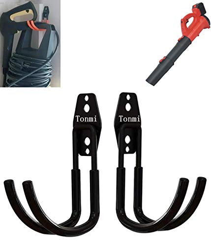 Laubbläser-Aufhänger für Garage, Laubbläser-Gestell Wand, Laubbläser-Haken perfekt Wand-Werkzeug-Organizer und Aufbewahrung, kein Gebläse (2er-Set) von Todefrgu