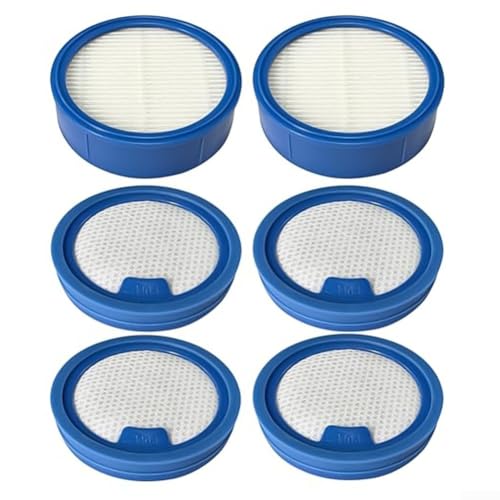 Akku-Staubsauger-Ersatzfilter-Set mit 2 Vorfiltern und 4 Feinstaubfiltern von Todikaper