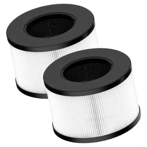 Ersatzfilter 3-stufiger Luftreiniger-Filter mit Aktivkohle für Slevoo BS-03 True HEPA BS-03 Luftreiniger, 2er-Pack Ersatzfilter 3-stufiger Luftreiniger-Filter mit Aktivkohle für Slevoo BS-03 True HEPA BS-03 Luftreiniger, 2er-Pack von Todikaper