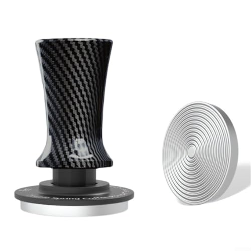Espresso-Tamper mit Nivellierfeder für 51 mm, 53 mm, 58 mm Siebträger, kalibrierter Druck, Kaffeezubehör für Espressomaschinen (51 mm) von Todikaper