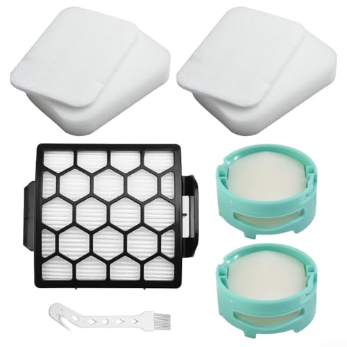 Filter-Set mit 2 Schaumstoff- und Filzfiltern, HEPA H12 Abluftfilter und 2 Neutralisator-Kartuschen, kompatibel für Shark für Rotator Pet Upright Vacuum ZU100 ZU102 Filter-Set mit 2 Schaumstoff- und Filzfiltern, HEPA H12 Abluftfilter und 2 Neutralisator-Kartuschen, kompatibel für Shark für Rotator Pet Upright Vacuum ZU100 ZU102 von Todikaper