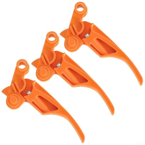 Gasauslösehebel 4144-180-1550 für Rasentrimmer-Serie FS36 FS40 FS56C FS56R, langlebige Kunststoffkonstruktion, orange (3 Stück) von Todikaper