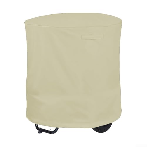 Holzhäcksler Mulcher-Abdeckung, strapazierfähig, wasserdicht, für Outdoor-Elektrogeräte, 85 x 110 cm, Beige von Todikaper